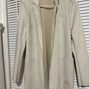 Elegant Cream Women's Coat